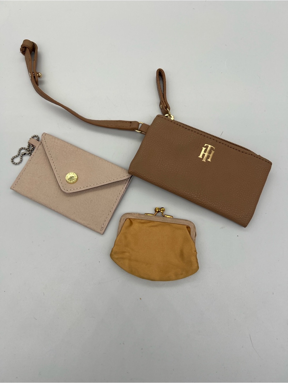 Set of 3 coin purses Tommy Hilfiger and Steve Madden